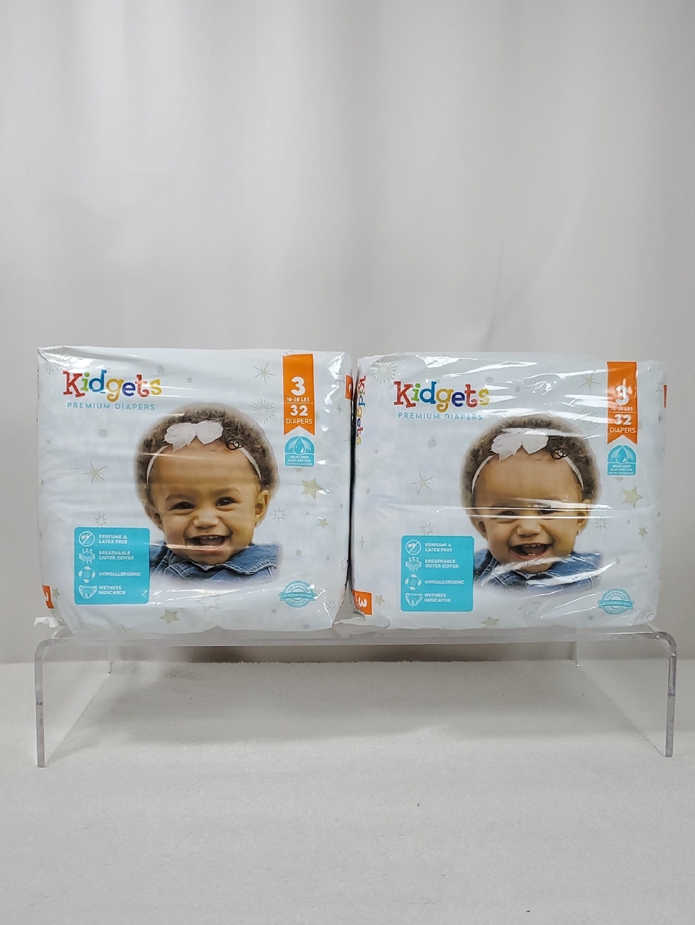 Kidgets Premium Diapers Size 3 Bundle Of 2 Packs